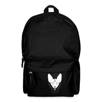 Teufels Sphinx Katze - Black Metal Death Metal - Rucksack - Schwarz - Vorne