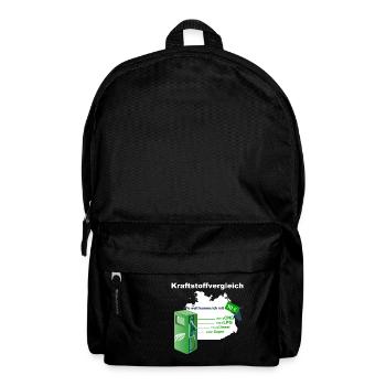 Kraftstoffvergleich - Rucksack - Schwarz - Vorne