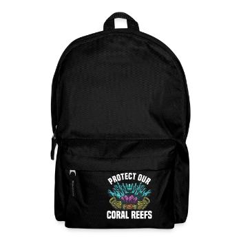 Jour De La Terre Drôle Récif De Corail Cadeau Hommes Femmes Enfants - Sac à dos - noir - Devant