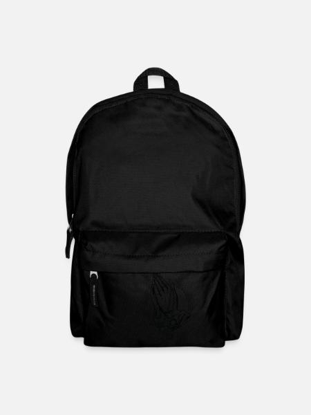 Prier Rosaire Prier Prier Mains Rosaire Dieu - Sac à dos - noir