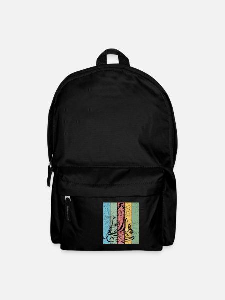 Buddha Meditaiton Shirt - Rucksack - Schwarz