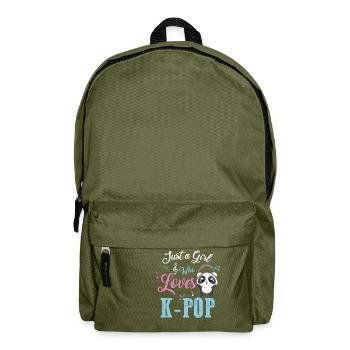 fan de kpop band girl - Sac à dos - vert olive - Devant