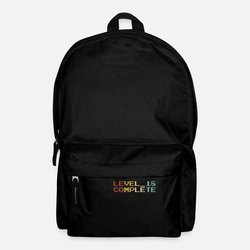 18 Jahre - 18. Geburtstag Level 18 Complete - Rucksack - Schwarz