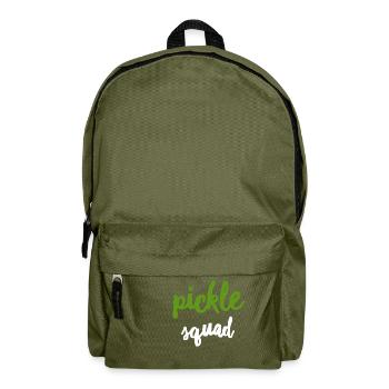 Pickle Squad - Backpack - olive green - Front
