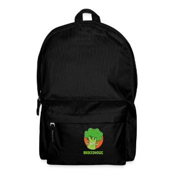 Broccoli Broccoholic Keto Fitness Vegetarian - Rucksack - Schwarz - Vorne