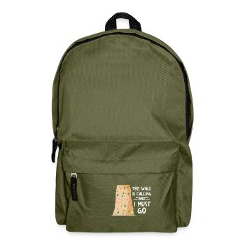 Boulderer Freiklettern Felsen Berge Bouldern - Rucksack - Olivgrün - Vorne