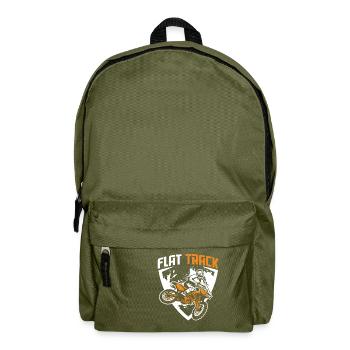 Flat Track - Backpack - olive green - Front