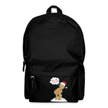 Méchant homme en pain d’épice Noël Ugly Christmas - Sac à dos - noir - Devant