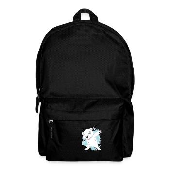 Weihnachten Eisbär Dab Eisbär Dabbing - Rucksack - Schwarz - Vorne