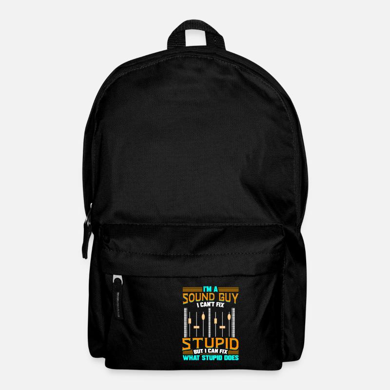 Ingénieur du son Console de mixage Ingénieur du son - Sac à dos - noir