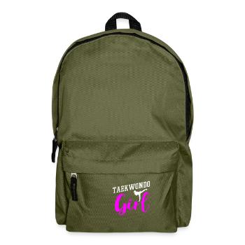 Taekwondo Girl Taekwondo Gifts Funny Taekwondo - Backpack - olive green - Front