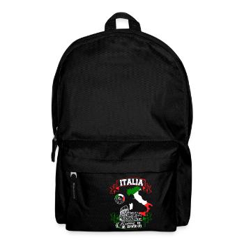 Roma Italia T-shirt, Roma is my favorite city shirt - Backpack - black - Front