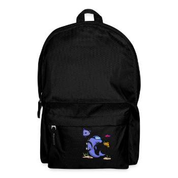 Scuba Diving Dolphin Fish Diving I Gift - Backpack - black - Front