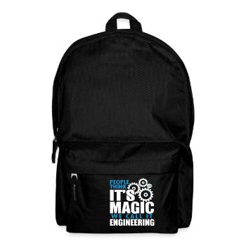 People Think It's Magic We Call It Engineering - Backpack - black - Front