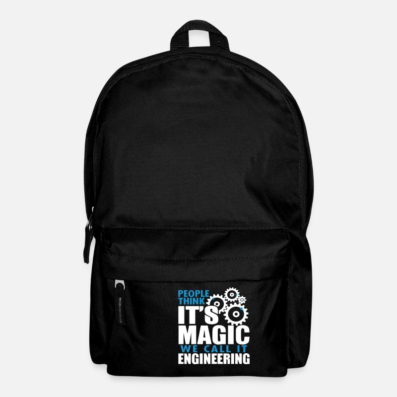 People Think It's Magic We Call It Engineering - Backpack - black