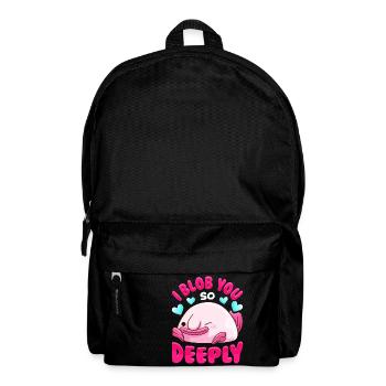 Entzückend ich tupfe Sie so tief niedliches Blobfish-Wortspiel - Rucksack - Schwarz - Vorne