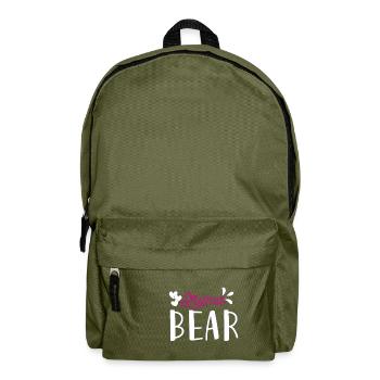Mama Bär - Rucksack - Olivgrün - Vorne