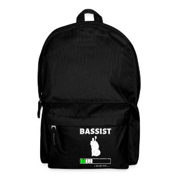 Bass T-Shirt Geschenkidee für Musiker Bassisten - Rucksack - Schwarz - Vorne