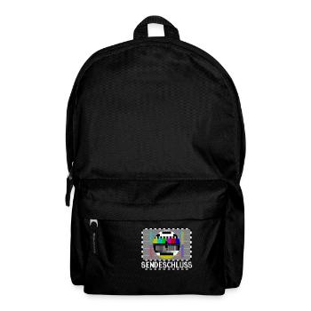 Testbild Motto 80er 90er Retro Geschenk Shirt - Rucksack - Schwarz - Vorne