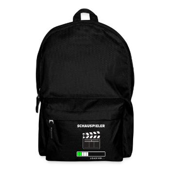 T-Shirt Theater Schauspielen Schauspieler Geschenk - Rucksack - Schwarz - Vorne