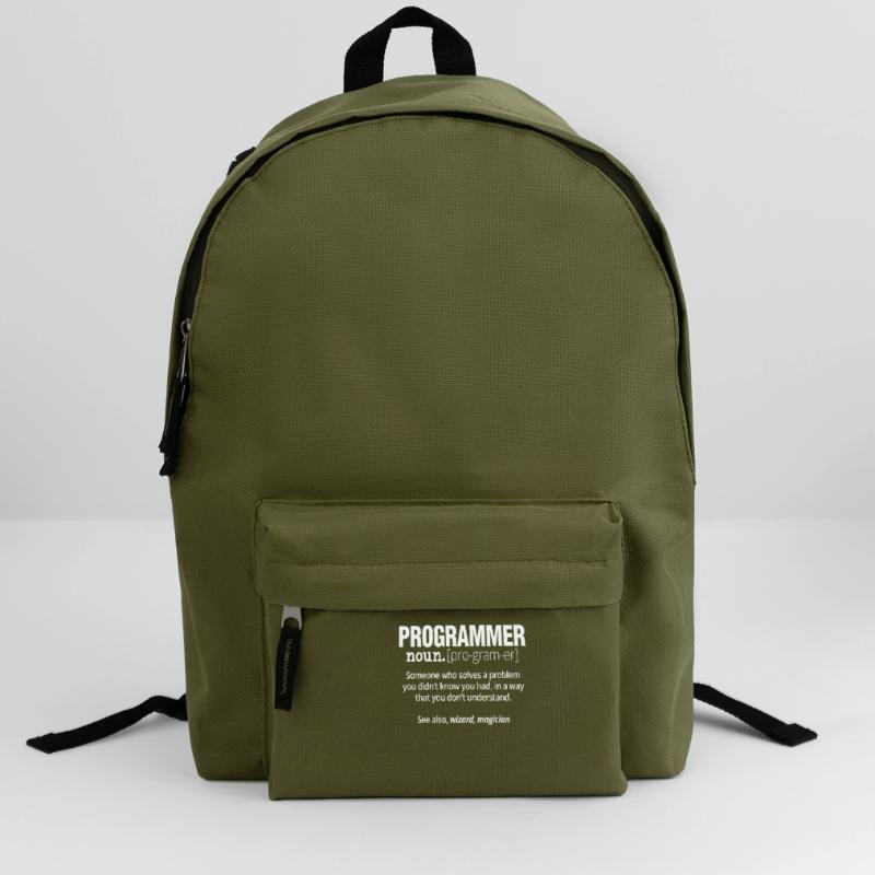Programmer Noun Funny Software Engineer Coder Rucksack