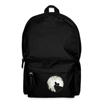 Havanese dog moon pet lover gift - Backpack - black - Front