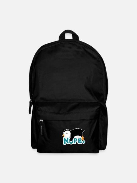 Nope Penguin Zookeeper Penguin Besitzer Geschenk - Rucksack - Schwarz