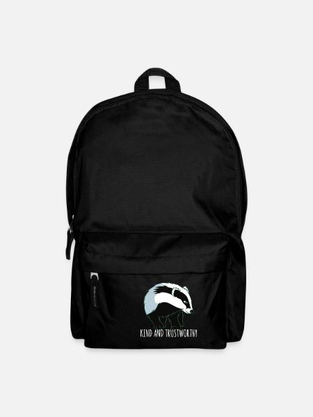 Badger Kind And Trustworthy - Rucksack - Schwarz