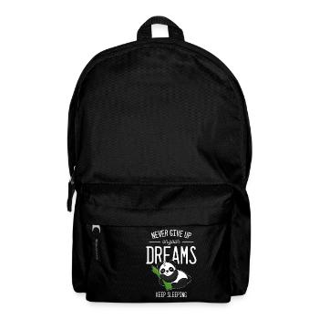 Gardez le sommeil Sleepy Person Gift - Sac à dos - noir - Devant