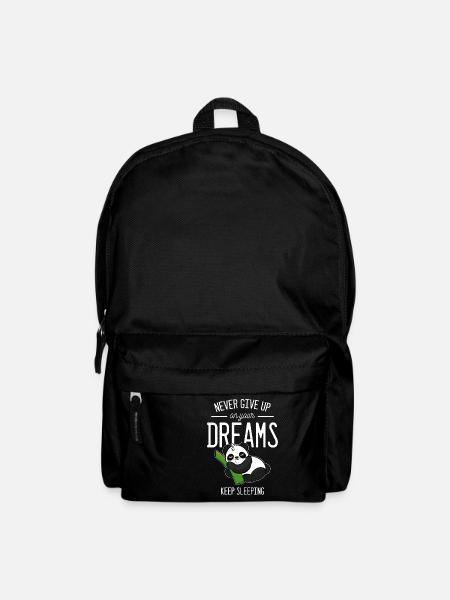 Halten Sie Schlaf Sleepy Person Geschenk - Rucksack - Schwarz