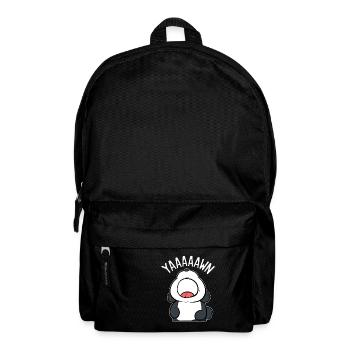 Sleepy Panda Sleepy Person Geschenk - Rucksack - Schwarz - Vorne