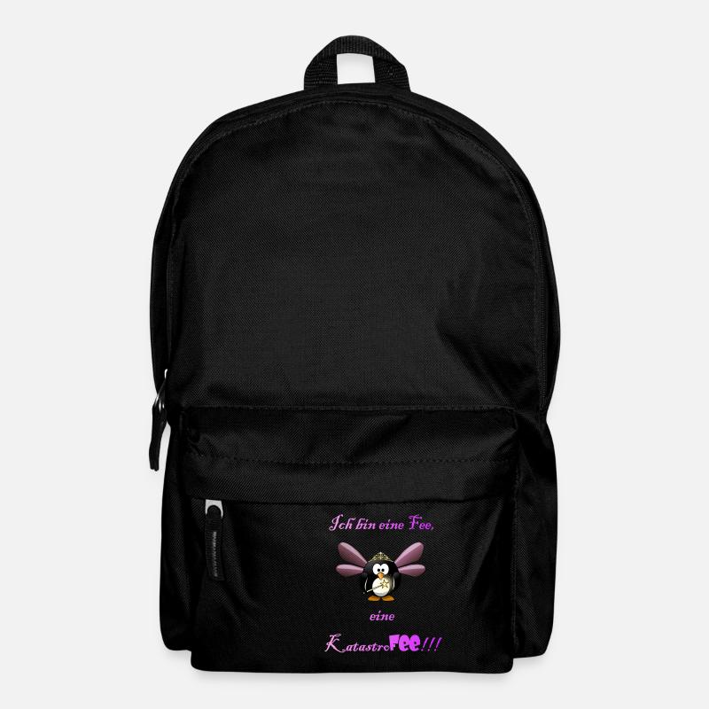 Ich bin eine Fee, eine KatastroFEE - Rucksack - Schwarz