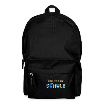 School Enrolment School First day of school Start of school - Backpack - black - Front