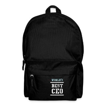 WORLD'S BEST CEO - Backpack - black - Front