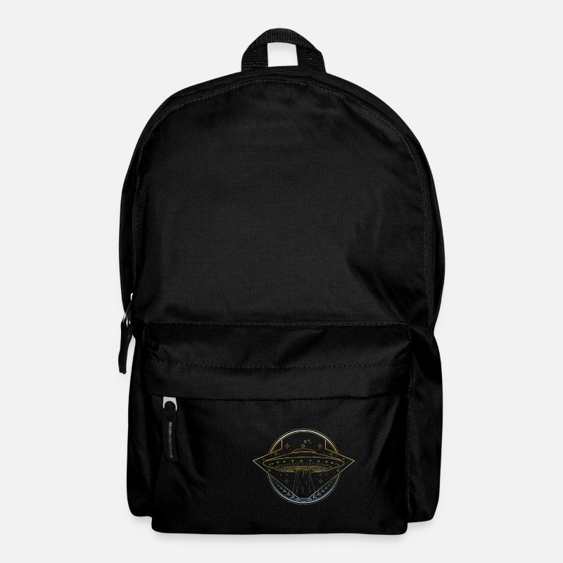 Ufo motiv - Rucksack - Schwarz