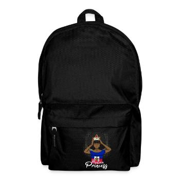 Haiti Haitian flag Ms. Princess I gift - Backpack - black - Front