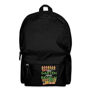Hobbygärtner Garten Spruch - Rucksack - Schwarz - Vorne