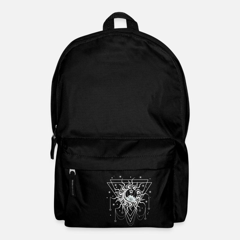 Sonne Mond und Sterne - Rucksack - Schwarz