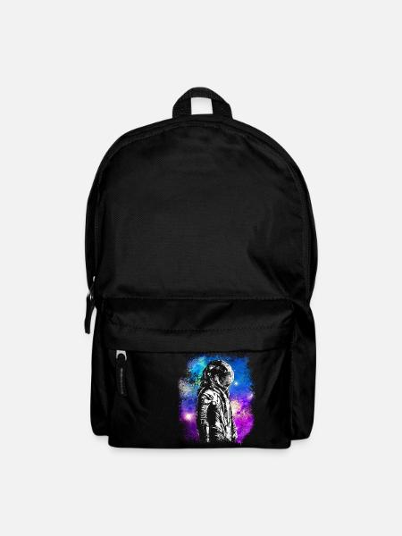 Astronaute de la NASA Lune Espace coloré Astro Galaxy St - Sac à dos - noir