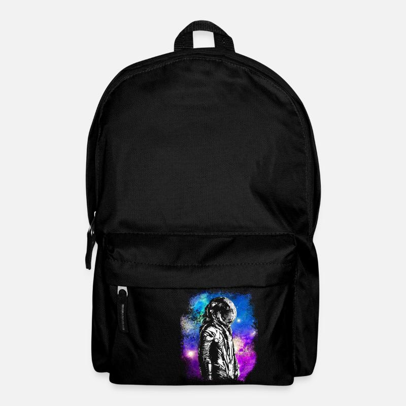 NASA Astronaut Moon Colorful Space Astro Galaxy St - Rucksack - Schwarz