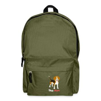 Chiens maman mignon design mignon - Sac à dos - vert olive - Devant