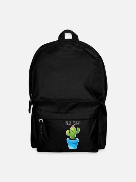 free hugs kaktus umarmung lustig geschenk hug me - Rucksack - Schwarz