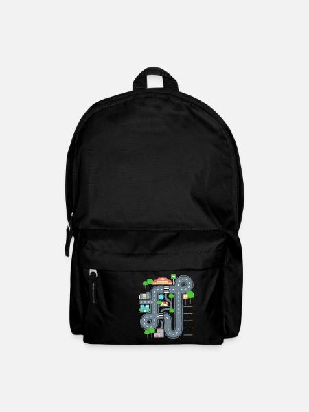 Car Play Mat Shirt für Papa - Rucksack - Schwarz