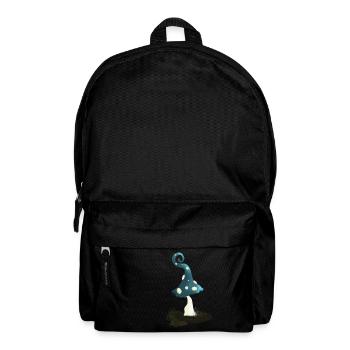 Magic mushroom with pixie cap - Backpack - black - Front