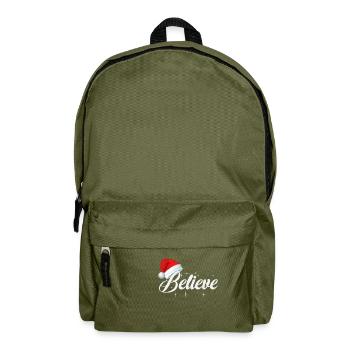 BELIEVE - Christmas Christmas JESUS CHRIST - Backpack - olive green - Front