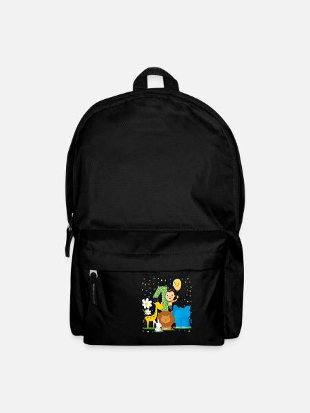 Birthday Baby - 1st Birthday Zoo - Backpack - black