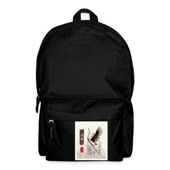 Japan - Crane - Backpack - black - Front