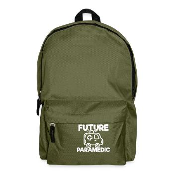 Future Paramedic - Backpack - olive green - Front