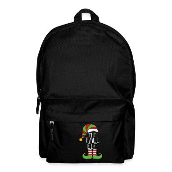 Funny Christmas Elf - The Tall Elf - Rucksack - Schwarz - Vorne