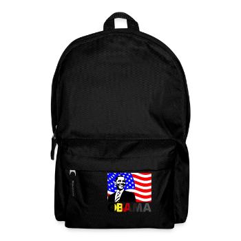Barrack Obama Black Lives Angelegenheit American Flag Fun - Rucksack - Schwarz - Vorne